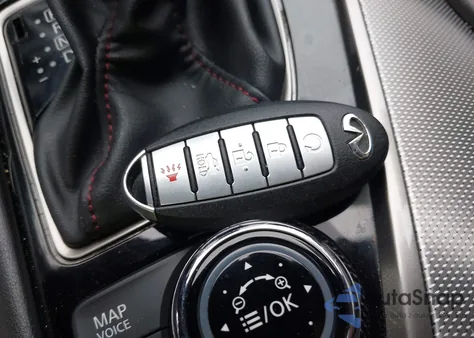 2019 Infiniti Q50 3.0T Red Sport 400 z USA, uszkodzony, nr VIN JN1FV7AR9KM800828